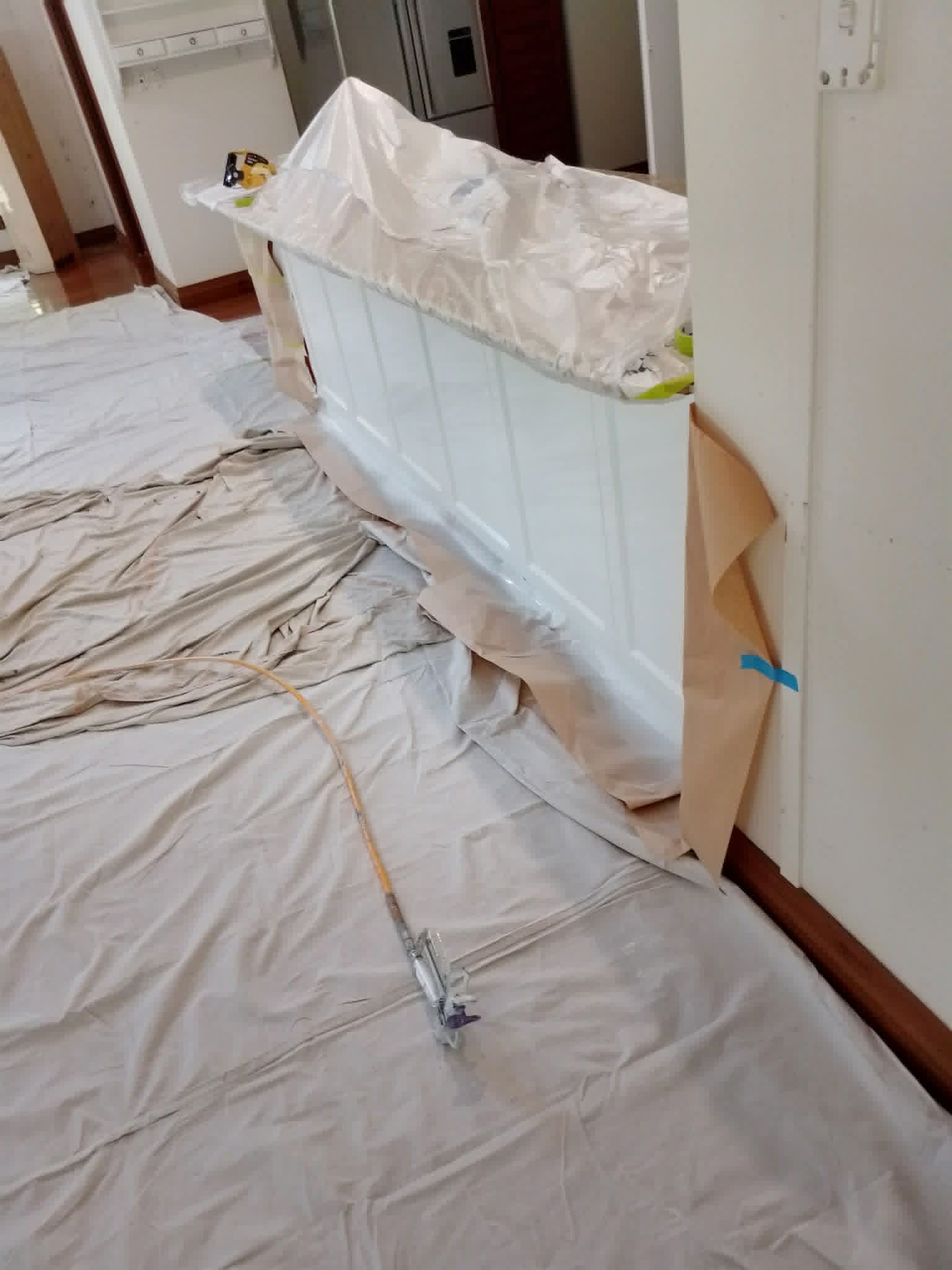 Exterior residential weatherboard repaint in Brunswick Heads NSW