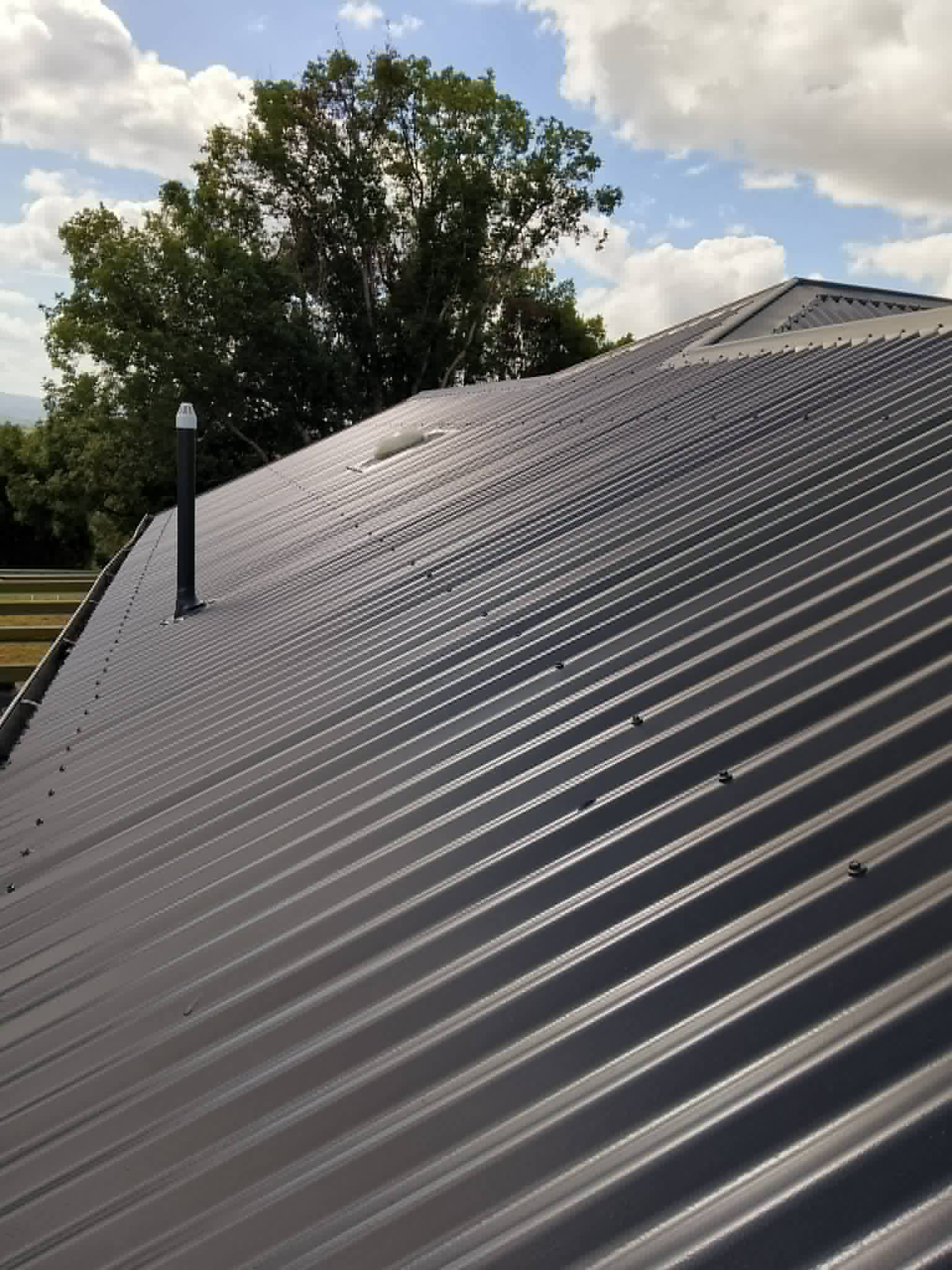 Roof restoration and membrane coating on tile roof in Ballina NSW
